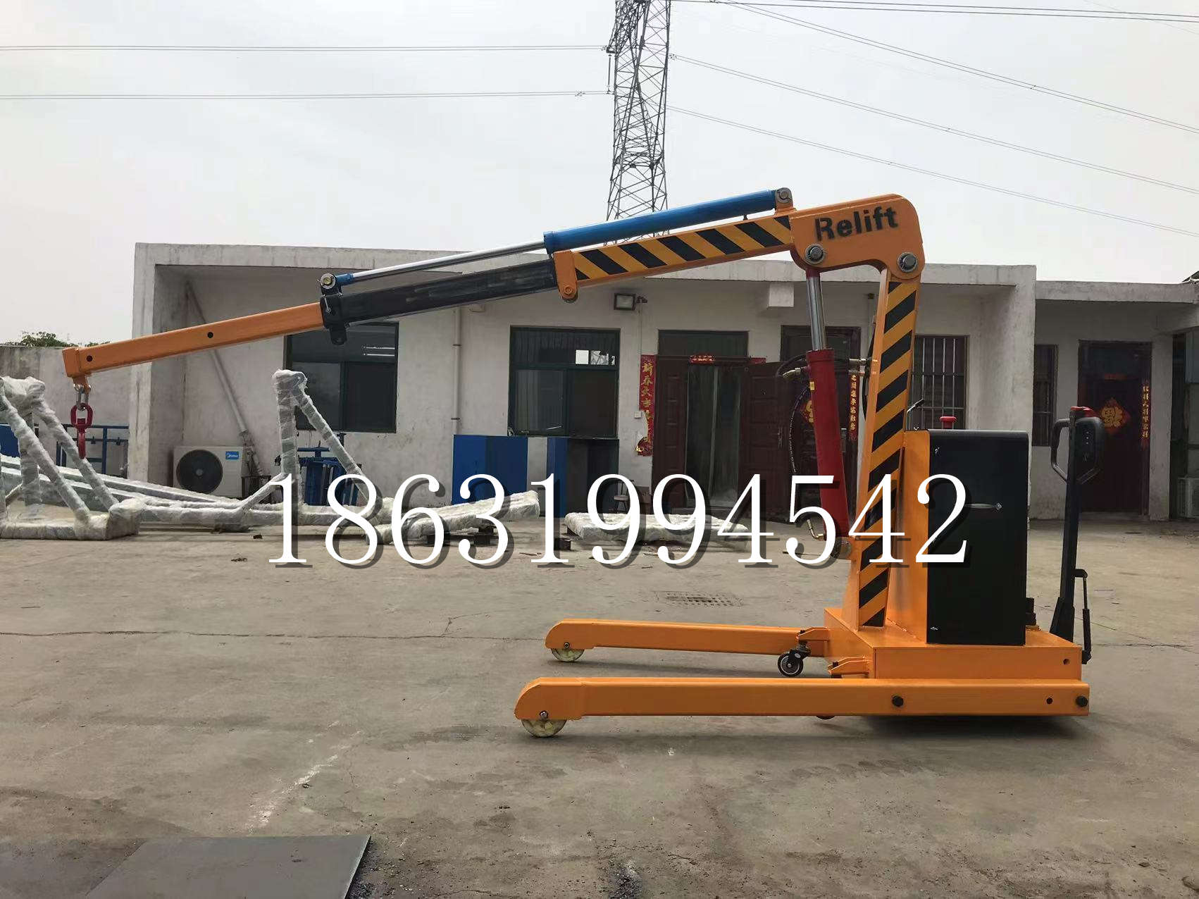 沁源县久征定做3吨三轮随车吊 农用园林绿化移树吊 平板工程用小吊机