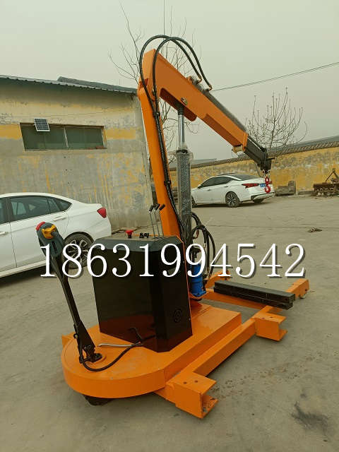 沁源县自卸车厢随车吊 自制轮式四不像起重机 四驱平板吊 5吨 贵盛